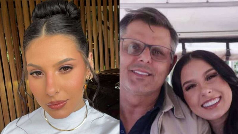 Ana Castela e pai