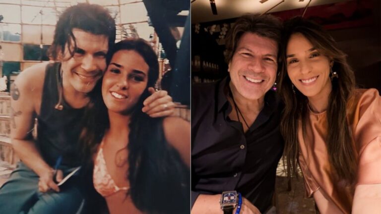 Paulo Ricardo compartilha primeira foto com a esposa, de quando ela era “apenas” sua fã