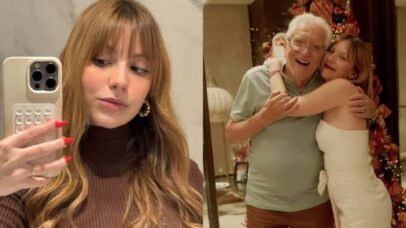 Bruna Furlan e avô Carlos Alberto de Nóbrega - Reprodução/Redes Sociais