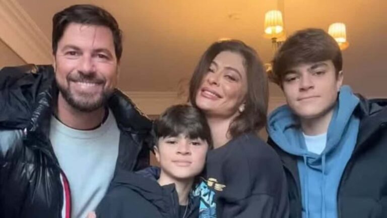Antes e depois! Juliana Paes posta foto dos filhos adolescentes e surpreende a web