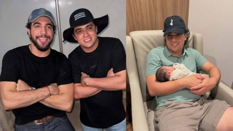 Nattan comemora o nascimento do filho do amigo, Natanzinho Lima e brinca: ‘Namorado da Zuza’