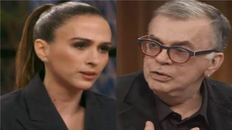‘Deram uma viajada’: Tatá Werneck rebate rumor envolvendo Walcyr Carrasco