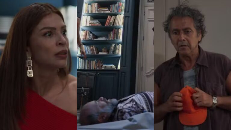 Três Graças: Arminda chama Joaquim para ajudar com o cadáver de Célio e o homem choca com decisão