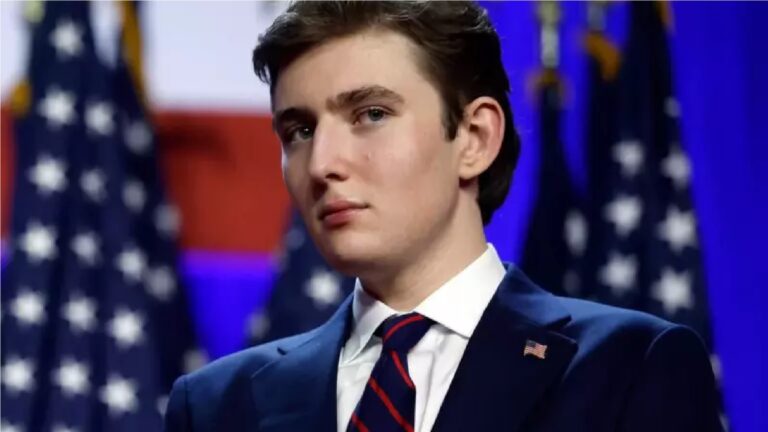 Filho de Trump age rápido e impede agressão contra amiga