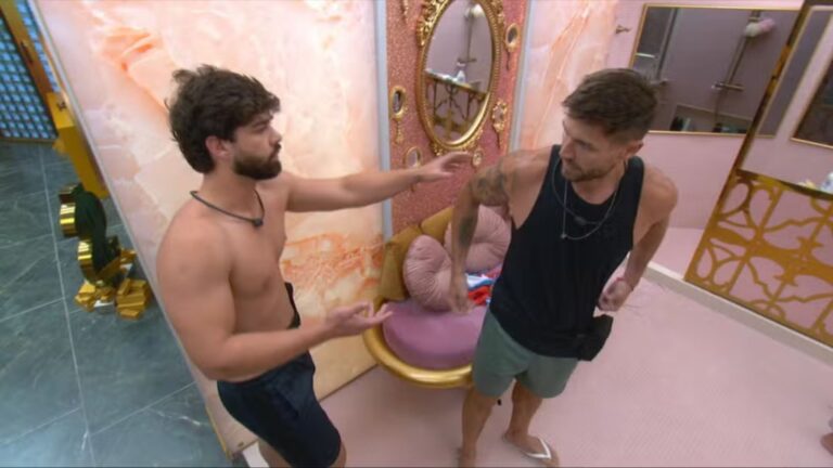 ‘BBB 26’: Big Fone causa treta entre Jonas e Paulo Augusto após queda
