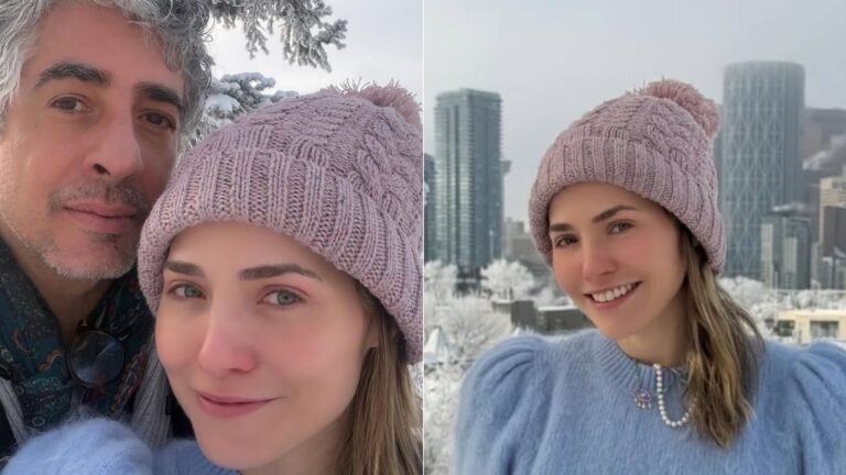 Voltaram? Leticia Colin posa junto com o ex-marido em viagem e legenda intriga fãs