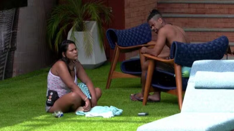 ‘BBB 26’: Leandro faz desabafo em conversa com Chaiany: ‘Não gosta de mim’