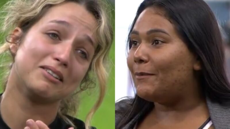 ‘BBB 26’: Samira finge choro, mas Chaiany desmascara a brincadeira