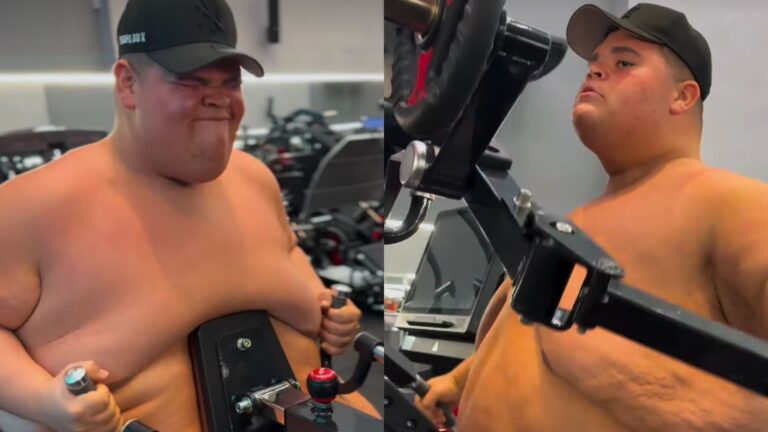 Focado! Gordão da XJ volta à rotina de treinos após eliminar 115 kg: ‘Acabou as férias’