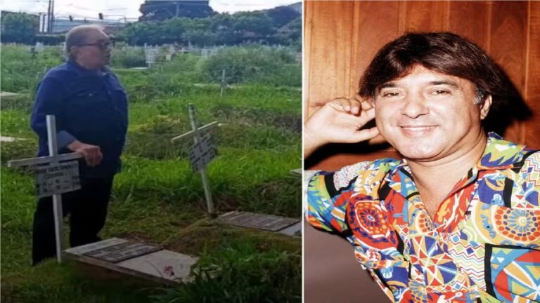 Dedé Santana visita túmulo de Zacarias, parceiro de ‘Os Trapalhões’