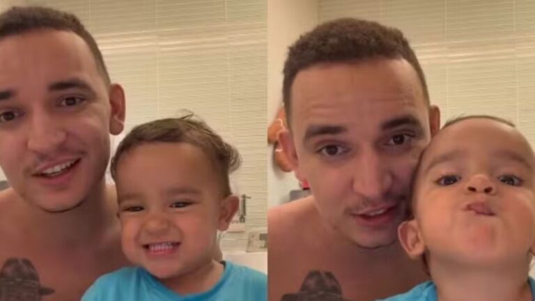 João Gomes se derrete ao ver o filho cantar e emociona a web