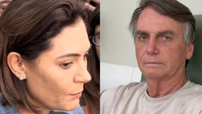 Michelle revela que Bolsonaro já pediu para morrer: ‘Não aguentava a dor’