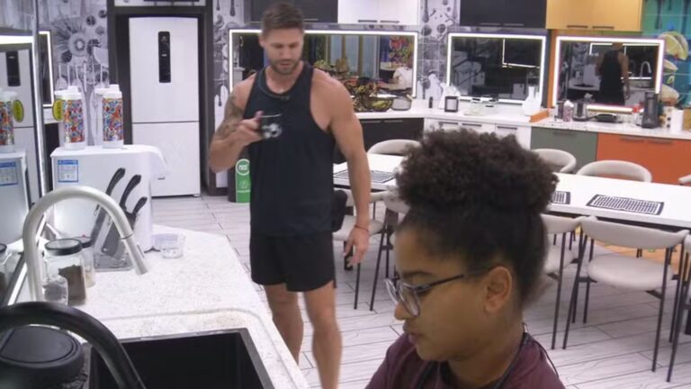 ‘BBB 26’: Barraco! Milena cobra atitude de Jonas e provoca briga: ‘Duas caras’