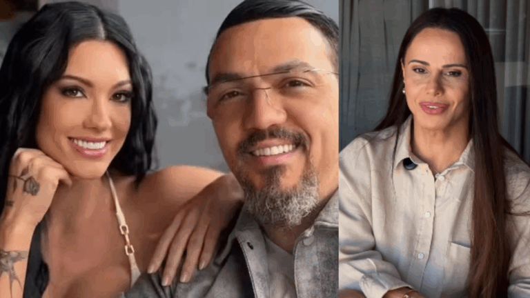 Rayane revela que está tensa para ver cena de beijo entre Belo e Viviane Araújo em ‘Três Graças’