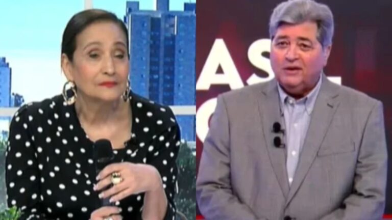 Veja a reação de Sonia Abrão ao descobrir ao vivo que Datena deixará a RedeTV!