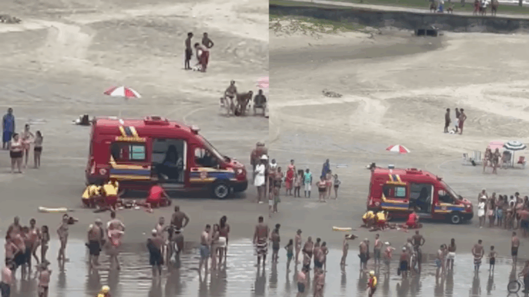 TRAGÉDIA! Tio e sobrinho de 10 anos morrem afogados na Praia Grande