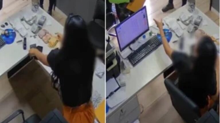 VÍDEO: Falso candidato a emprego invade posto de gasolina e realiza assalto cinematográfico