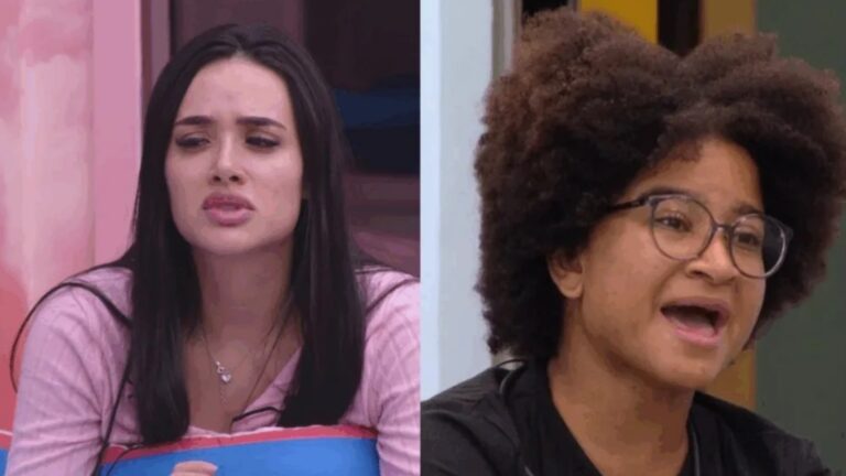 ‘BBB 26’: Milena dá uma de Jonas, ouve atrás da porta e escuta Jordana falando mal dela