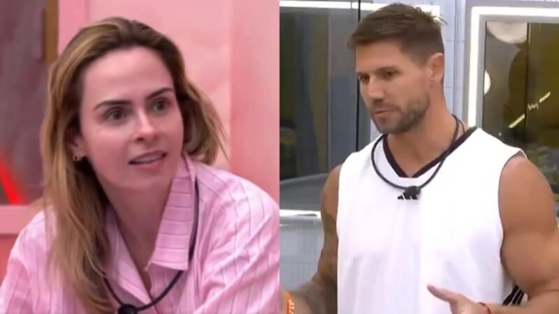 ‘BBB 26’: Ana Paula coloca Jonas na parede; brother gagueja e foge da raia