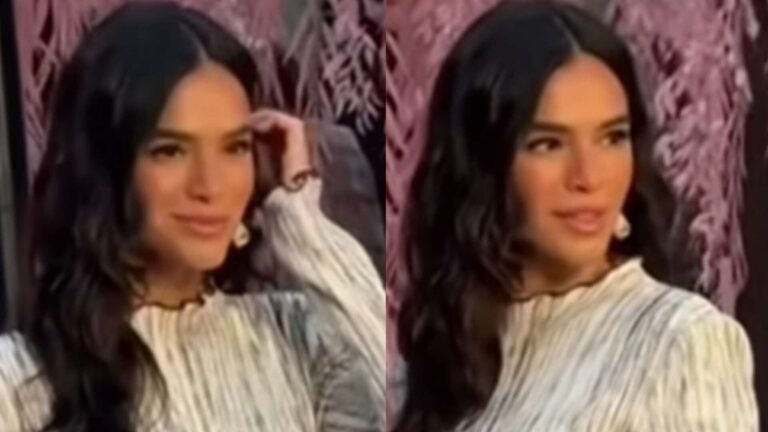 Errou? Vestido de Bruna Marquezine dá o que falar em desfile em Paris: ‘Meu Deus’
