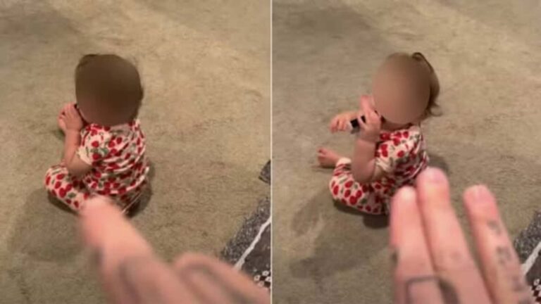 Absurdo! Estrela de reality show é criticada nas redes por deixar bebê colocar vape na boca