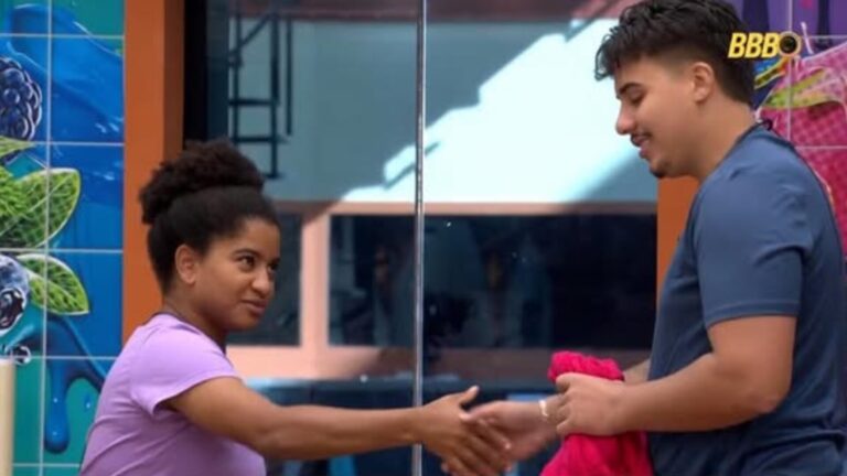 ‘BBB 26’: Milena faz alerta e dá bronca em Pedro: ‘É aperto de mão’