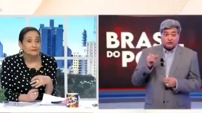 Ao vivo, Sonia Abrão fica chocada com anúncio de Datena: ‘Passada’