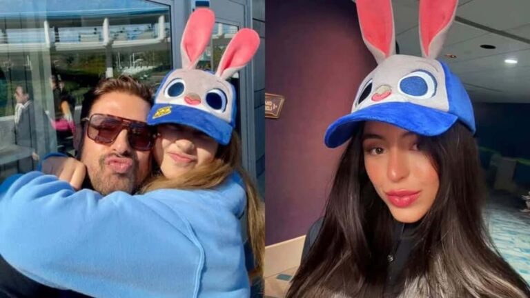 Nova namorada de Cauã Reymond se reúne com ator e sua filha na Disney