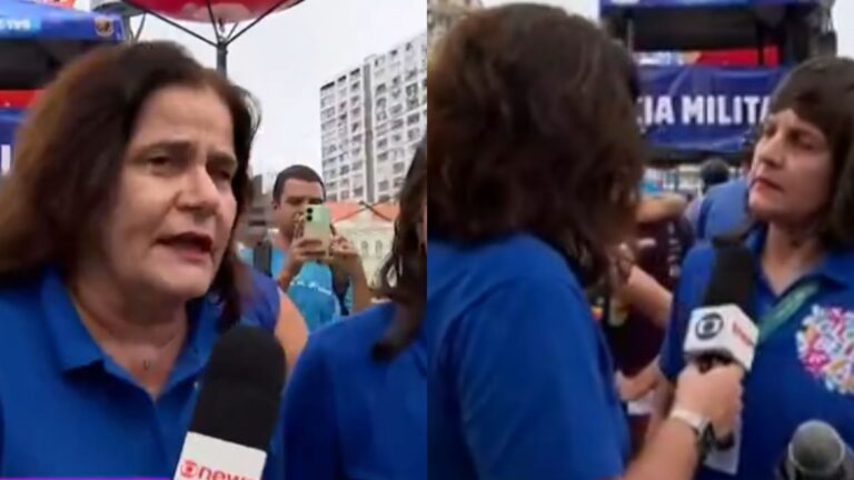 Gêmeas? Repórter da Globo é surpreendida por sósia no Carnaval de Recife