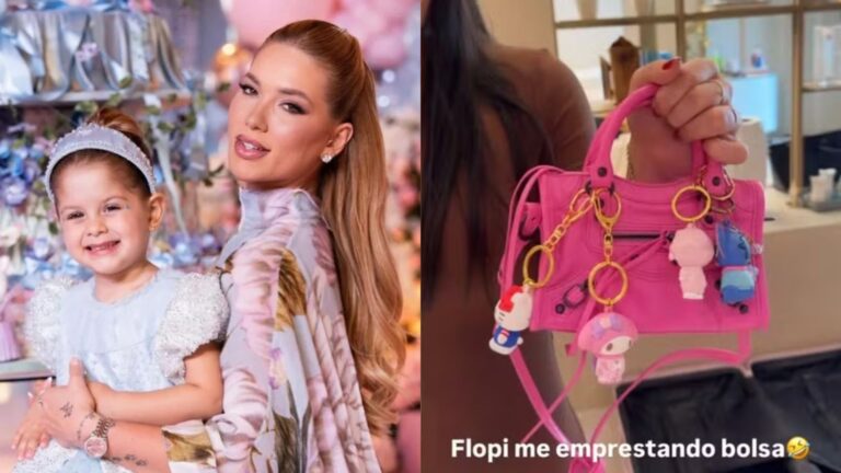 Virginia impressiona ao pegar bolsa de luxo emprestada por Maria Flor; saiba o valor