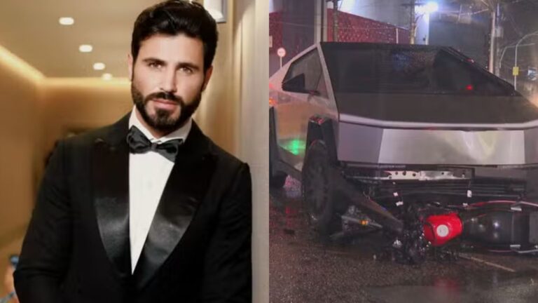 É famoso? Dono do Tesla Cybertruck envolvido em acidente já atendeu Gretchen