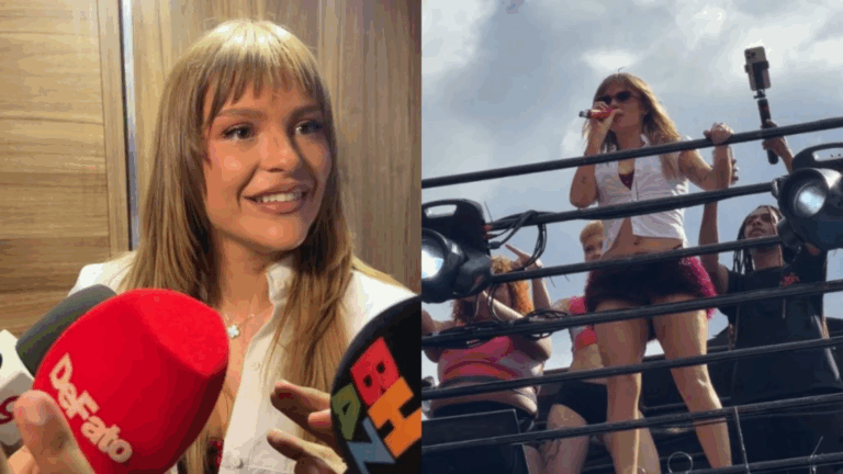 Luísa Sonza se revolta e defende mulher de homem durante bloco de rua: ‘Acabo contigo’