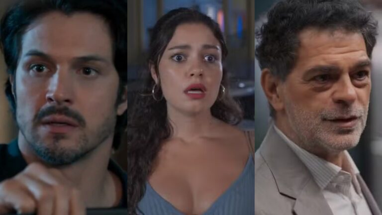 Três Graças: Paulinho perde a linha com Gerluce e a mocinha vai parar na delegacia com Rogério