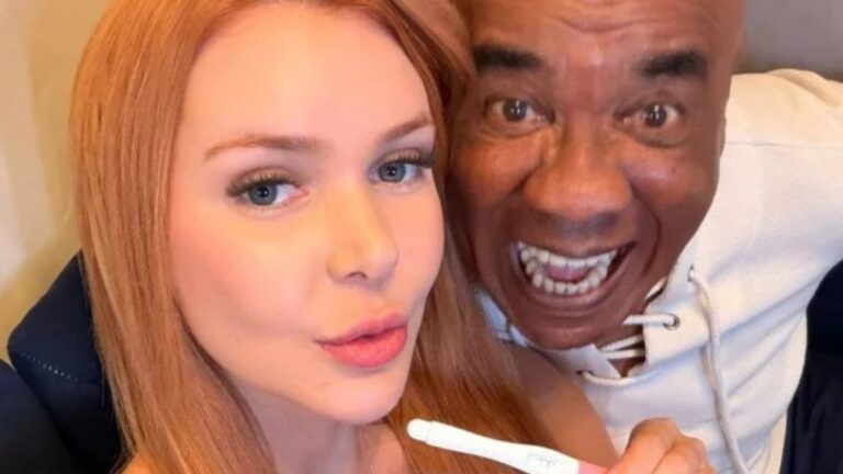 Aos 71 anos, Kid Bengala anuncia gravidez de influenciadora 46 anos mais jovem