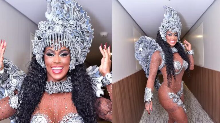 Rosiane Pinheiro celebra sucesso como madrinha de bateria da Vai-Vai: ‘Consegui’