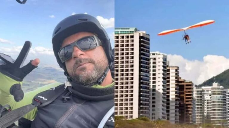 Esposa de instrutor de asa-delta morto viu o acidente: ‘Vi tudo’