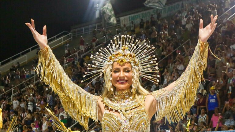 Vídeo de Luana Piovani na Sapucaí vira piada: ‘Cadê o samba?’