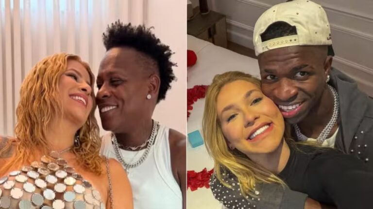 Neném, da dupla com Pepê, posa com esposa e web reage: ‘Virginia e Vini Jr.’