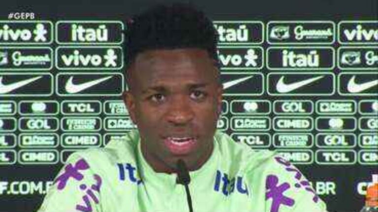 Vini Jr. quebra silêncio após sofrer racismo em jogo: ‘Covardes’