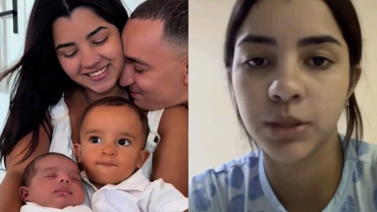 Esposa de João Gomes se revolta com internauta após rumores de gravidez: ‘Vou expor’