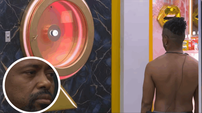 ‘BBB 26’: Desistiu? Boneco chora muito e fica olhando Botão da Desistência