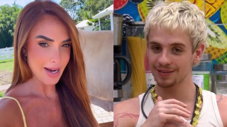 ‘BBB 26’: Nicole Bahls dá nome de Juliano Floss a peru de estimação e web reage: ‘Venceu’