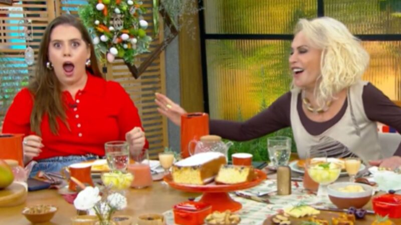 Ana Maria Braga dá resposta afiada a Tati Machado ao vivo - Reprodução/Globo