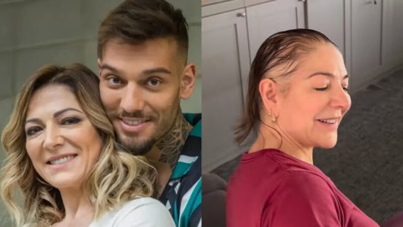 Mãe de Lucas Lucco corta o cabelo após diagnóstico - Reprodução/Instagram