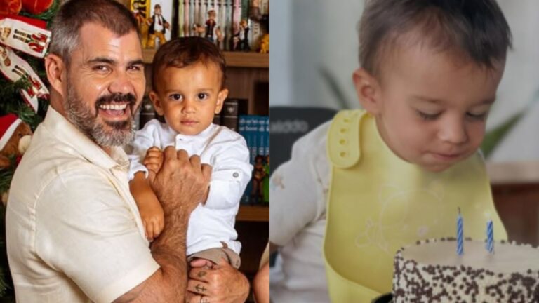Juliano Cazarré surpreende com pedido no aniversário do filho caçula: ‘Se puder…’