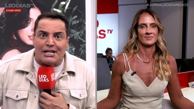 Leo Dias detona repórter ao vivo após declaração sobre Virginia: ‘Quantos anos você tem?!’