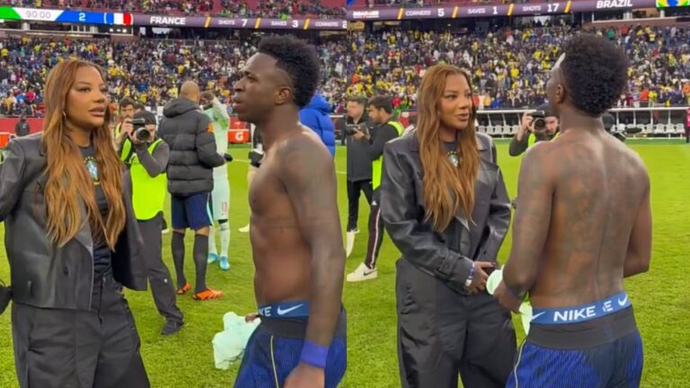 Após término, Vini Jr. dança com Ludmilla e ganha apelido: ‘Vizinho preferido’