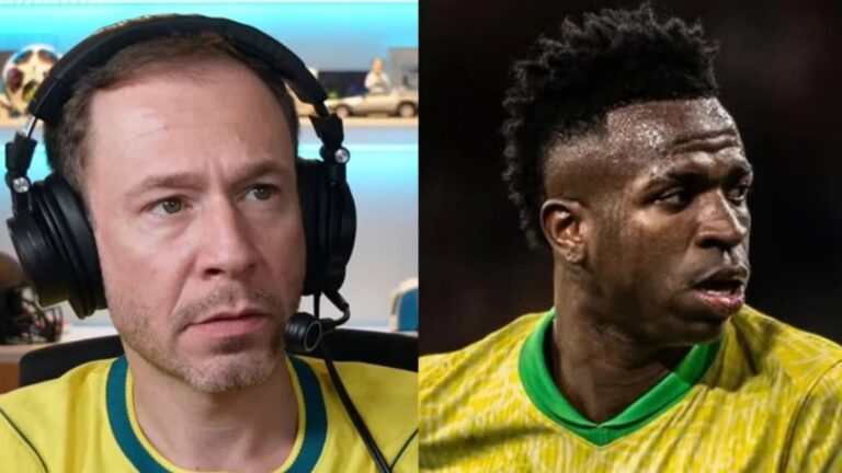 Tiago Leifert detona Vini Jr. após atuação fraca do Brasil e cita Neymar