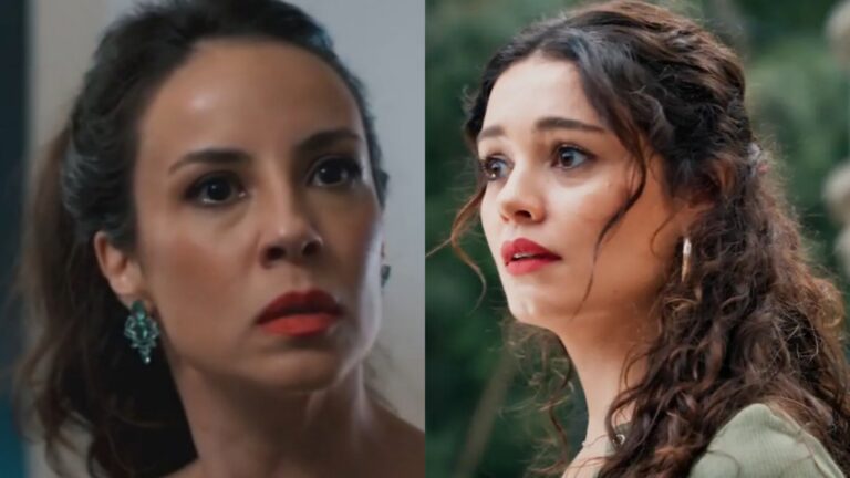 Três Graças: Zenilda vive clima de romance com personagem e Gerluce interrompe