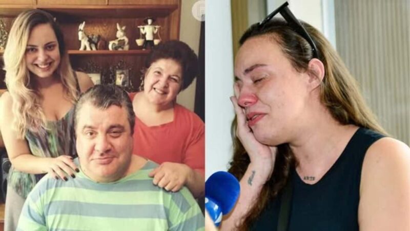 Grávida, filha de Gerson Brenner foi ao velório do pai após viajar quase 24h